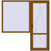 REHAU Euro 60 2000x2100 мм