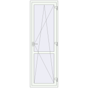 REHAU Euro 60 Балконні двері 700x2200 мм REHAU Euro 60 Балконні двері 700x2200 мм