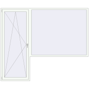 REHAU Euro 60 2700x2250 мм