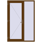 Вхідні двері 1400x2100 мм REHAU Euro-Design 60