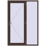 Вхідні двері 1500x2200 мм REHAU Brillant-Design