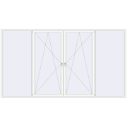 REHAU Euro 60 4000x2200 мм ANTHRACITE_GREY_STRUKTURAL ззовні REHAU Euro 60 4000x2200 мм ANTHRACITE_GREY_STRUKTURAL ззовні