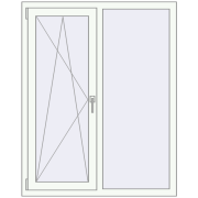 REHAU Euro 60 1113x1400 мм