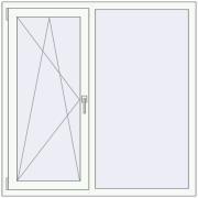 REHAU Brillant-Design 1300x1300 мм