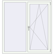 REHAU Brillant-Design 1350x1460 мм