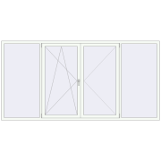 REHAU Euro 60 3000x1500 мм REHAU Euro 60 3000x1500 мм