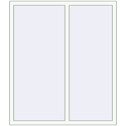 REHAU Euro 60 1300x1500 мм BLACK_BROWN ззовні