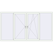 REHAU Euro 60 2700x1500 мм REHAU Euro 60 2700x1500 мм