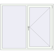 REHAU Euro 70 1550x1350 мм