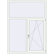 REHAU Euro 60 1320x1800 мм