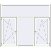 REHAU Euro 70 1750x1500 мм REHAU Euro 70 1750x1500 мм