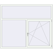 REHAU Euro 70 1900x1600 мм