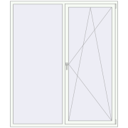 REHAU Euro 60 1800x2100 мм