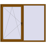 REHAU Euro 60 1800x1500 мм REHAU Euro 60 1800x1500 мм