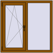 REHAU Euro 60 1100x1100 мм