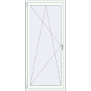 REHAU SYNEGO MD 900x2000 мм Білий (RAL 9016) з двох сторін REHAU SYNEGO MD 900x2000 мм Білий (RAL 9016) з двох сторін