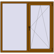 REHAU Brillant-Design 1480x1420 мм