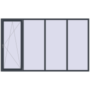 REHAU Euro 60 3000x1800 мм