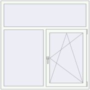 REHAU Euro 70 1450x1450 мм