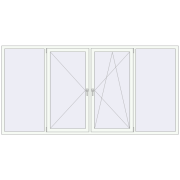 REHAU Euro 70 3000x1500 мм