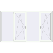 REHAU Euro 70 2580x1540 мм