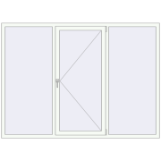 REHAU Brillant-Design 2200x1600 мм Білий (RAL 9016) з двох сторін