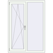 REHAU Euro 70 1060x1500 мм REHAU Euro 70 1060x1500 мм