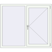 REHAU Euro 60 1350x1200 мм REHAU Euro 60 1350x1200 мм