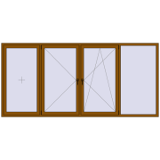 REHAU Euro 60 3200x1500 мм