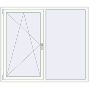 REHAU Euro 60 1580x1360 мм