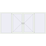 REHAU Euro 60 3000x1400 мм REHAU Euro 60 3000x1400 мм