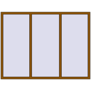 REHAU Euro 60 2005x1500 мм GOLDEN OAK з двох сторін