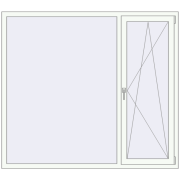 REHAU Euro 70 1800x1600 мм