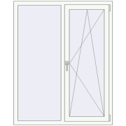 REHAU Euro 70 1200x1500 мм ANTHRACITE_GREY_STRUKTURAL ззовні REHAU Euro 70 1200x1500 мм ANTHRACITE_GREY_STRUKTURAL ззовні