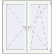 REHAU Euro 60 1300x1400 мм