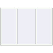 REHAU SYNEGO MD 1990x1440 мм Білий (RAL 9016) з двох сторін