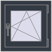 REHAU Euro 60 500x500 мм REHAU Euro 60 500x500 мм