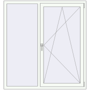 REHAU Euro 70 1400x1500 мм