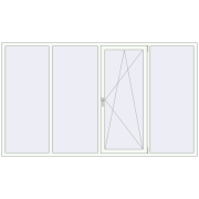 REHAU Euro 70 2750x1600 мм REHAU Euro 70 2750x1600 мм