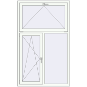 REHAU Euro 60 1100x1800 мм