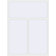 REHAU SYNEGO MD 1750x2350 мм Білий (RAL 9016) з двох сторін