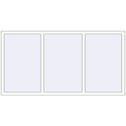 REHAU SYNEGO MD 2005x1045 мм Білий (RAL 9016) з двох сторін