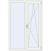 REHAU Euro 70 1070x1620 мм REHAU Euro 70 1070x1620 мм