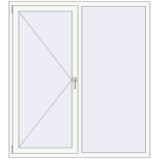 Вікна 1450x1600 мм REHAU Euro 70