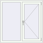 REHAU Euro 60 1130x1130 мм