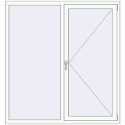 REHAU Euro 70 1500x1600 мм