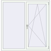 REHAU Euro 60 1380x1440 мм