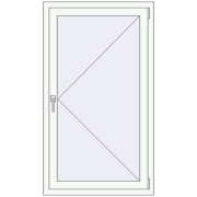 REHAU Brillant-Design 800x1400 мм Білий (RAL 9016) з двох сторін REHAU Brillant-Design 800x1400 мм Білий (RAL 9016) з двох сторін