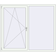 REHAU Euro 60 1800x1500 мм REHAU Euro 60 1800x1500 мм