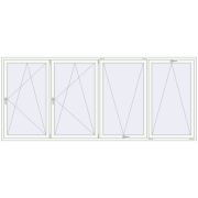 REHAU Euro 60 3500x1500 мм